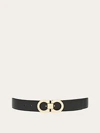 Reversible and adjustable Gancini belt
