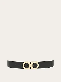 Reversible and adjustable Gancini belt