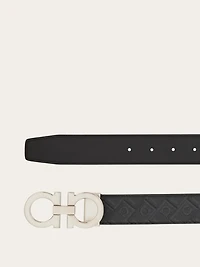 Reversible and adjustable Gancini belt