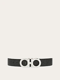 Reversible and adjustable Gancini belt