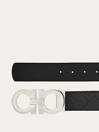 Reversible and adjustable Gancini belt