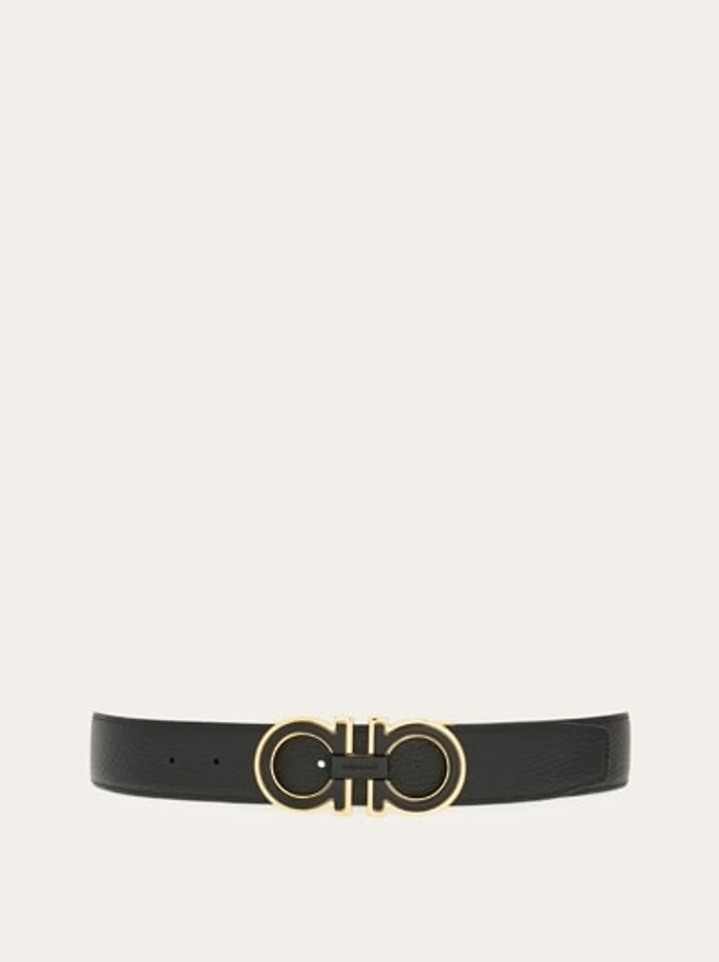 Reversible and adjustable Gancini belt