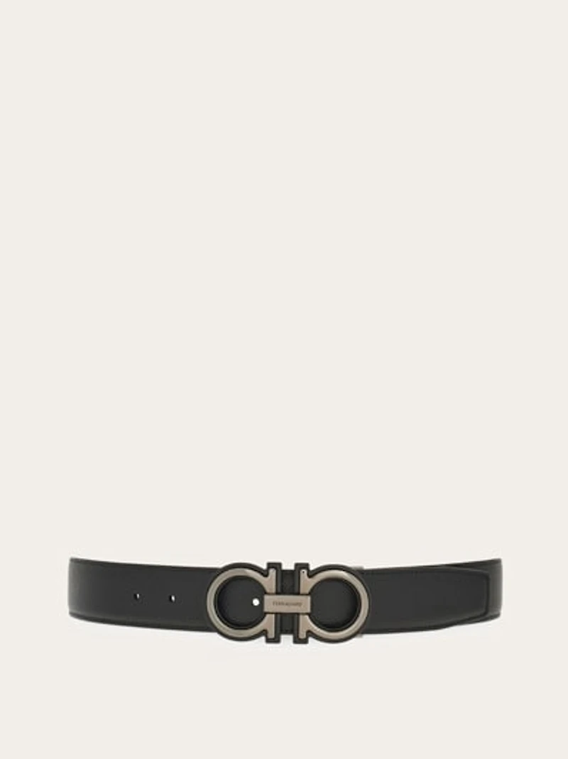 Reversible and adjustable Gancini belt