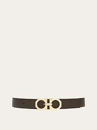 Reversible and adjustable Gancini belt