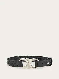 Braided Gancini bracelet