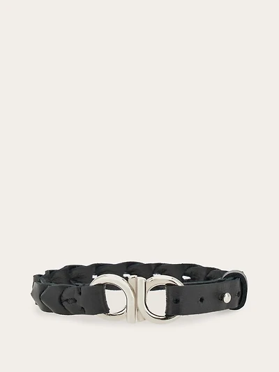 Braided Gancini bracelet
