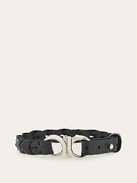 Braided Gancini bracelet