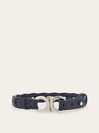 Braided Gancini bracelet