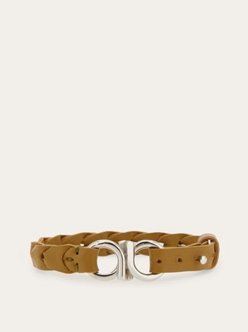 Braided Gancini bracelet