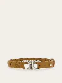 Braided Gancini bracelet