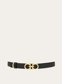 Adjustable and reversible Gancini belt