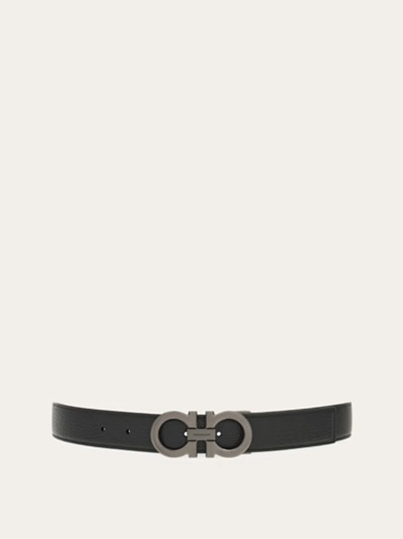 Reversible and adjustable Gancini belt