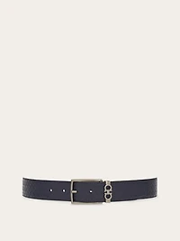 Reversible and adjustable Gancini belt