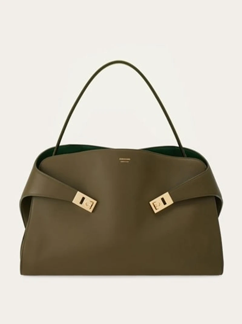 Hug soft bicolor shoulder bag (L