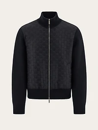 Knitted bomber jacket