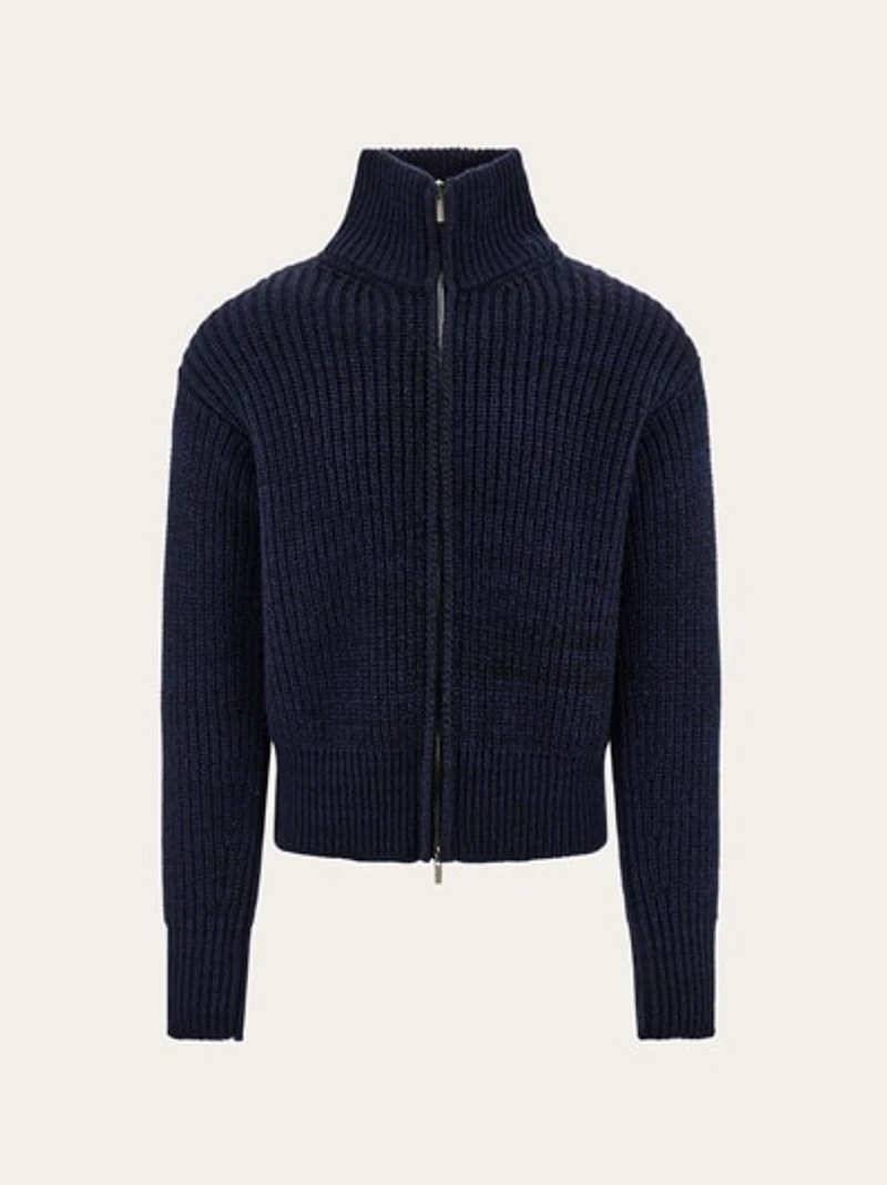 Knitted blouson