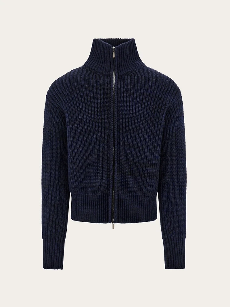 Knitted blouson