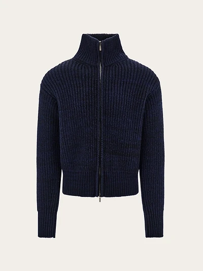 Knitted blouson