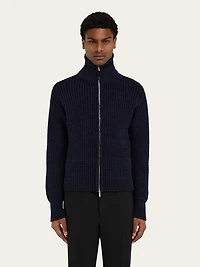 Knitted blouson