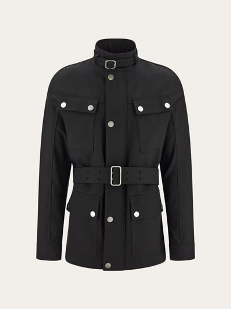 Sahariana with patch pockets