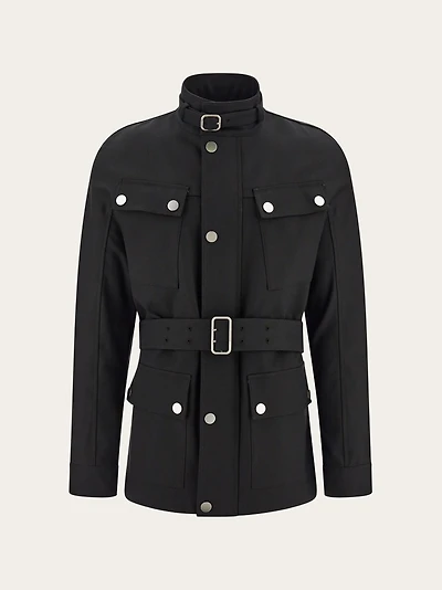 Sahariana with patch pockets