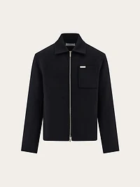 Cashmere-blend blouson