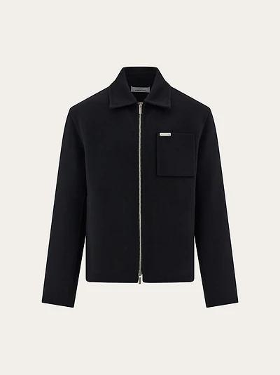 Cashmere-blend blouson