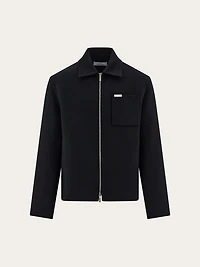 Cashmere-blend blouson