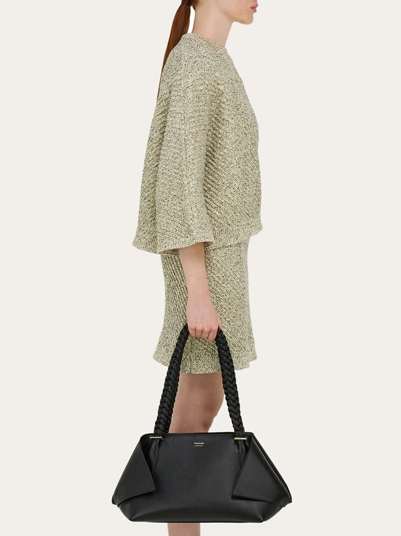 Folded shoulder bag (L