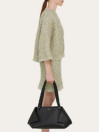 Folded shoulder bag (L