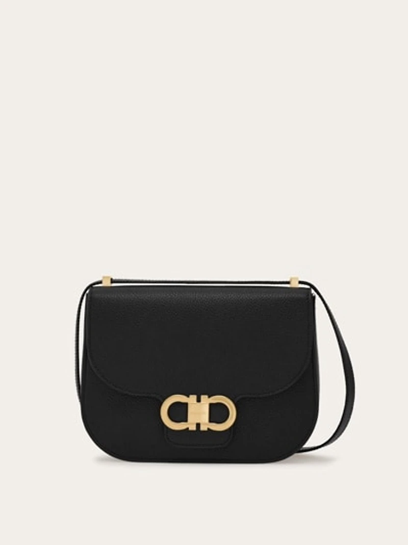 Double Gancini crossbody bag (XS
