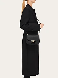 Double Gancini crossbody bag (XS