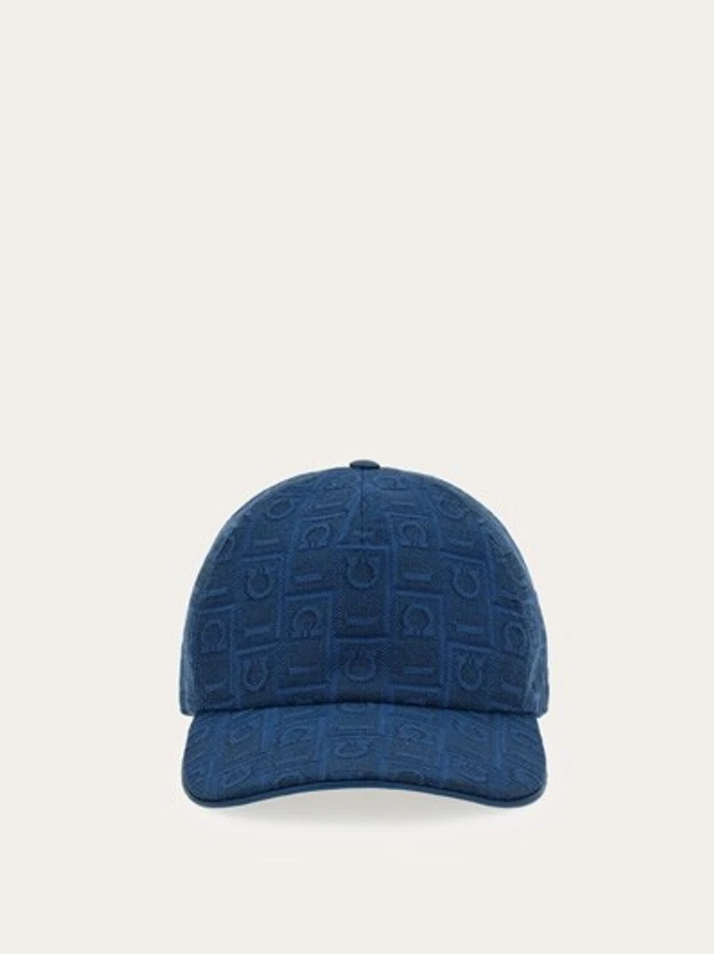 Baseball cap with Gancini Monogram
