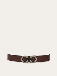 Reversible and adjustable Gancini belt