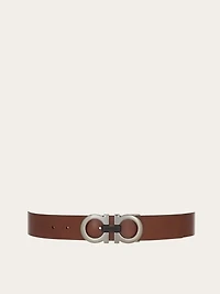 Reversible and adjustable Gancini belt