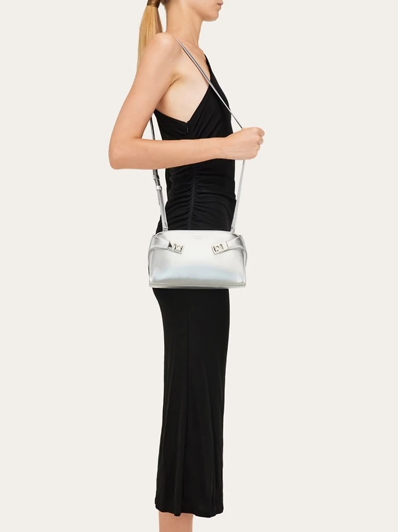Metallic Hug mini crossbody bag
