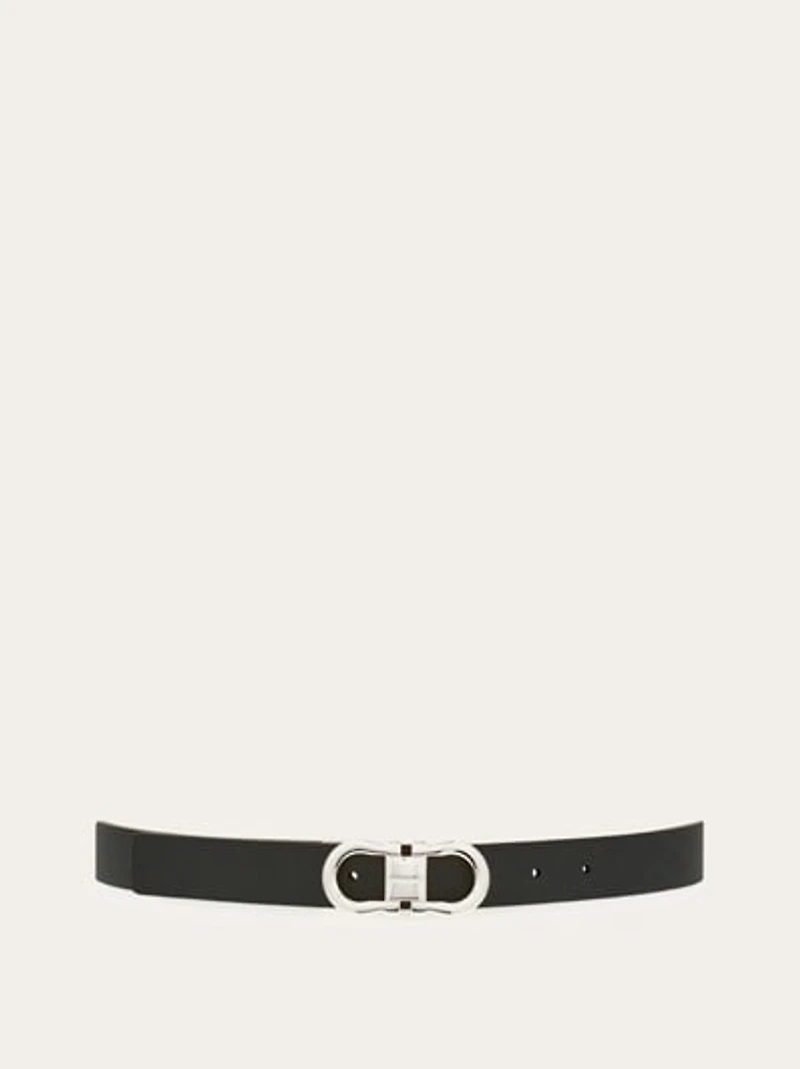 Reversible and adjustable Gancini belt