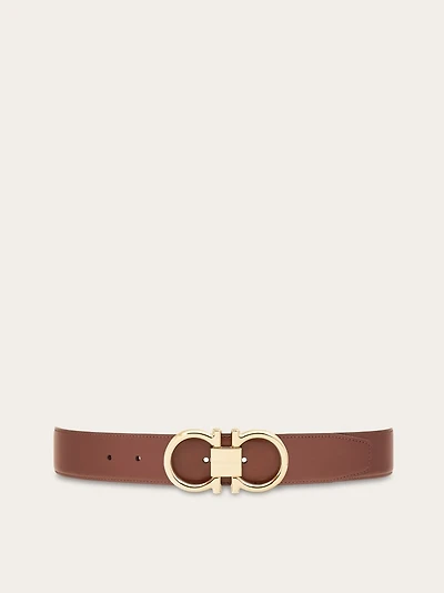 Reversible and adjustable Gancini belt