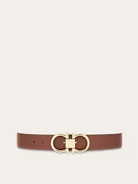 Reversible and adjustable Gancini belt
