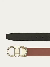 Reversible and adjustable Gancini belt
