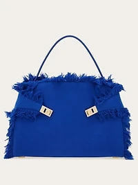 Fringed Hug Soft shoulder bag (L