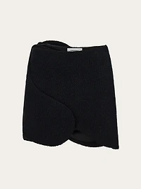Bouclé mini skirt