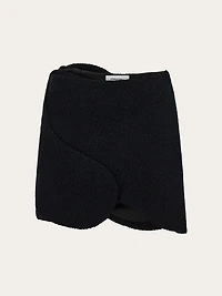Bouclé mini skirt