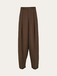 Tailored trouser with inverted pleats