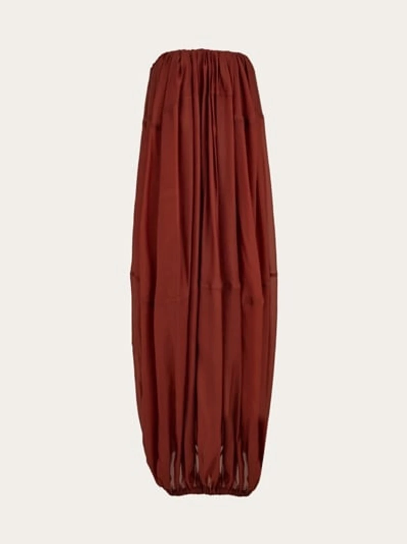 Voluminous bustier dress