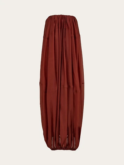 Voluminous bustier dress