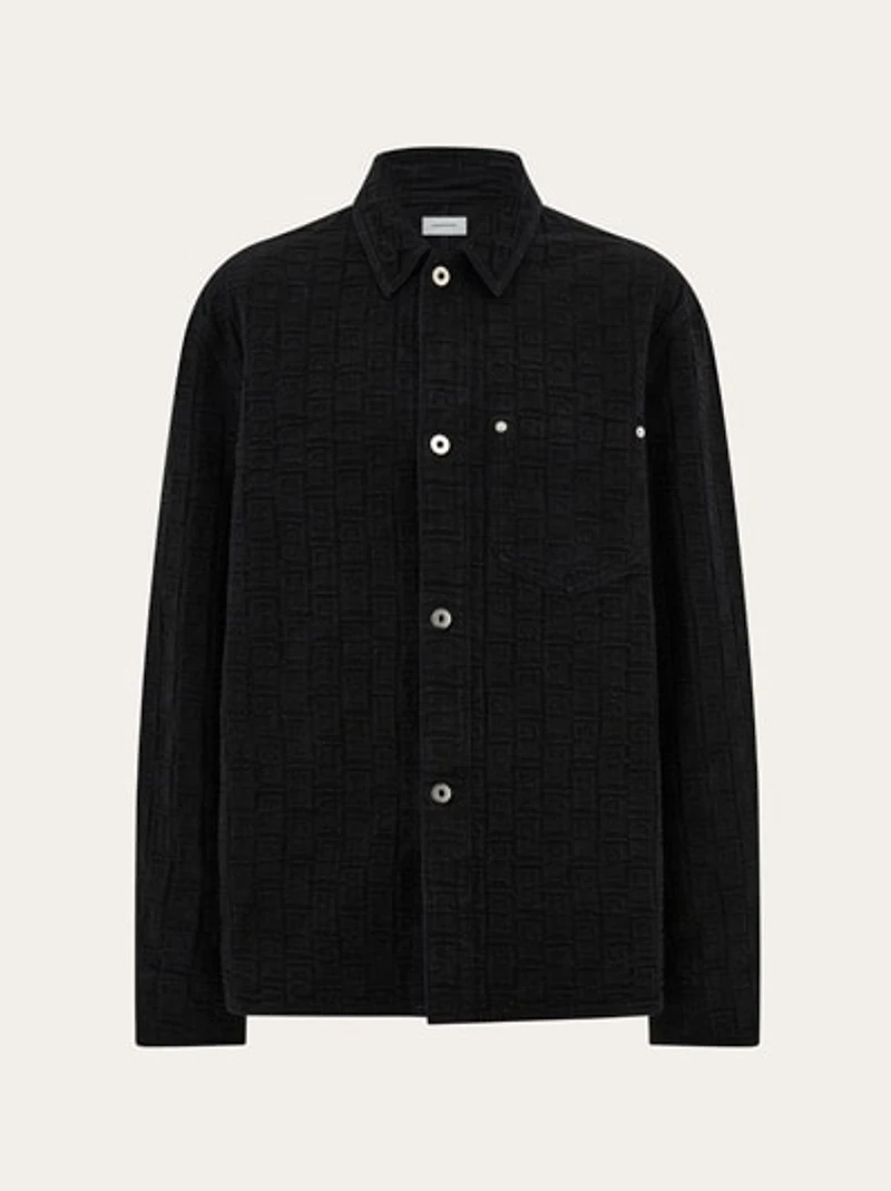 Ferragamo Monogram over shirt