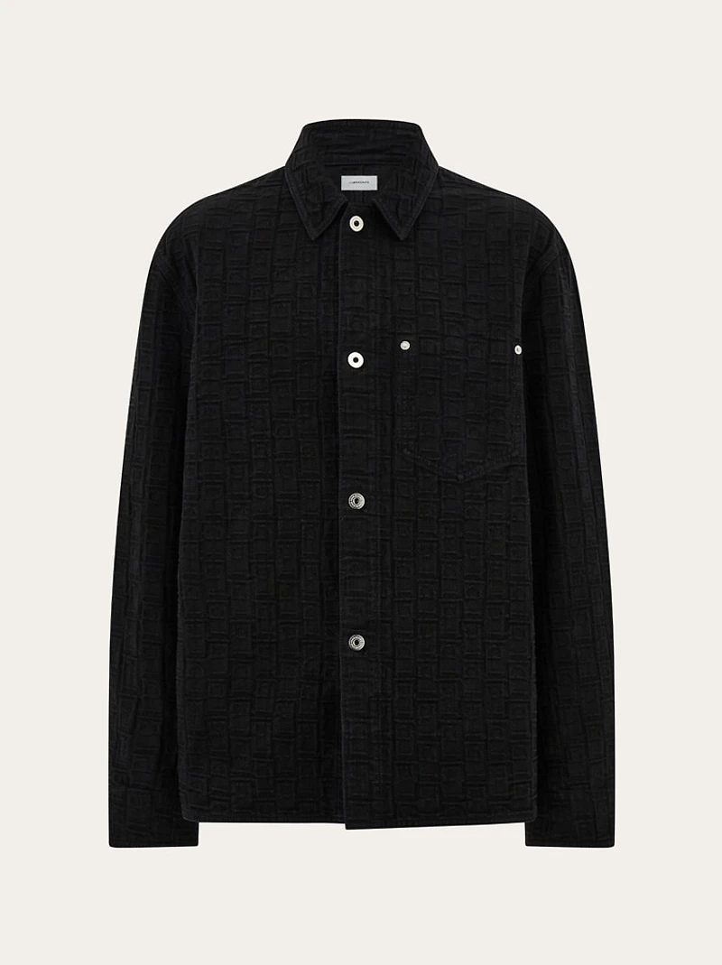 Ferragamo Monogram over shirt
