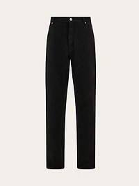 Ferragamo Monogram five pocket trousers