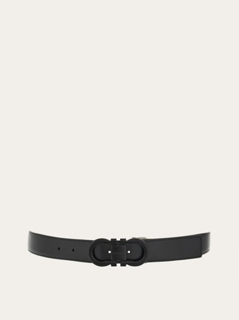 Reversible and adjustable Gancini belt
